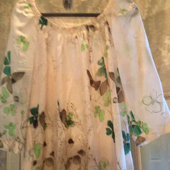 ANTHROPOLOGIE SILK Dress w Slip - Picture 8 of 8